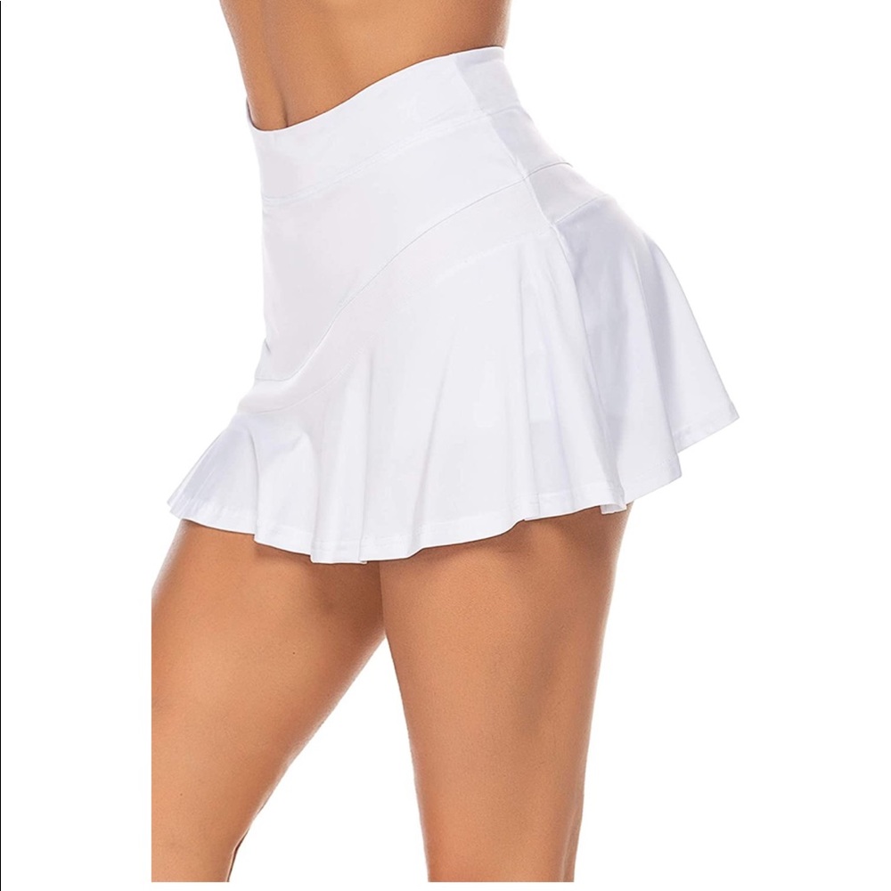 White Golf Skort